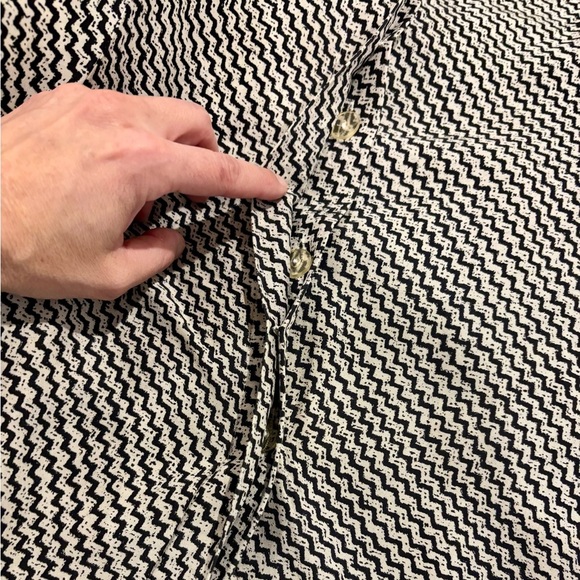 VTG Adrianna Papell Geometric Pattern Silk
Button Up Dress Midi Size 6 - Picture 5 of 7